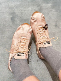 MIU M Plume Sneakers