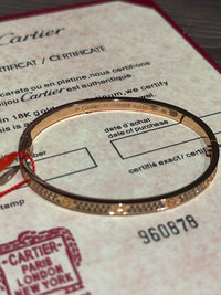 CT Rose Gold Diamond Bracelet Set