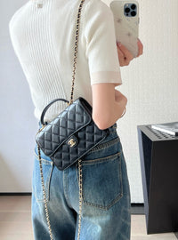 CC Flap Bag with Top Handle