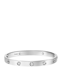 LOVE Classic White Gold Bracelet