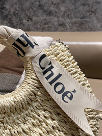 CHLO Small Woven Basket Bag