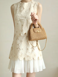 CC Kelly Raffia Bag