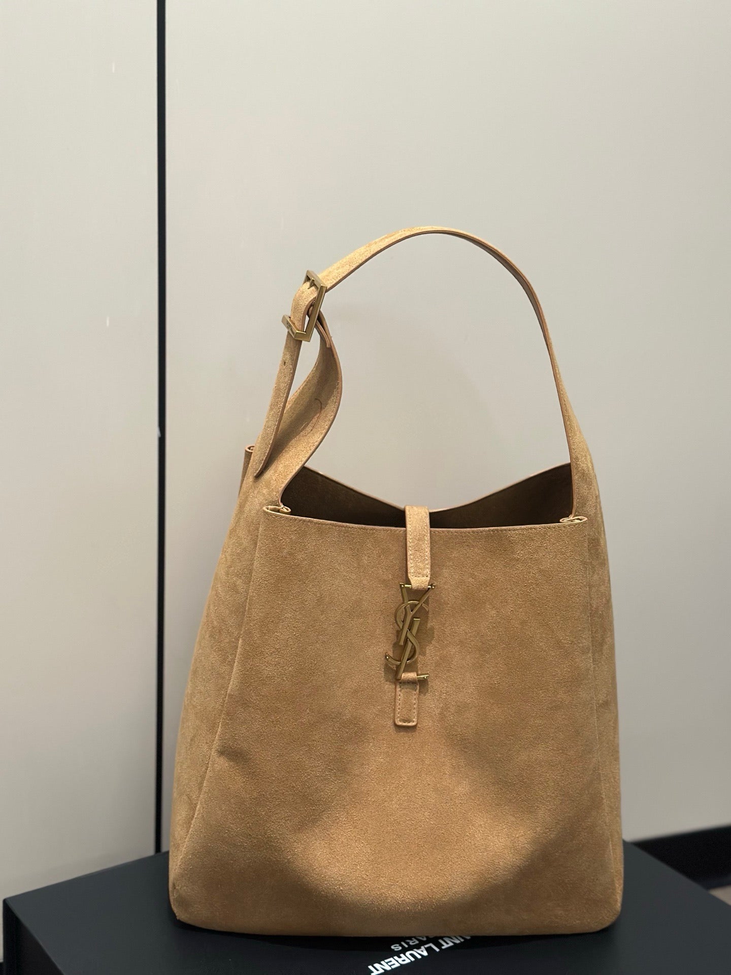 SL Large Suede Hobo Bag