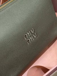 MIU M Gabardine Pouch