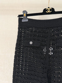 CC Crochet Knit Trousers