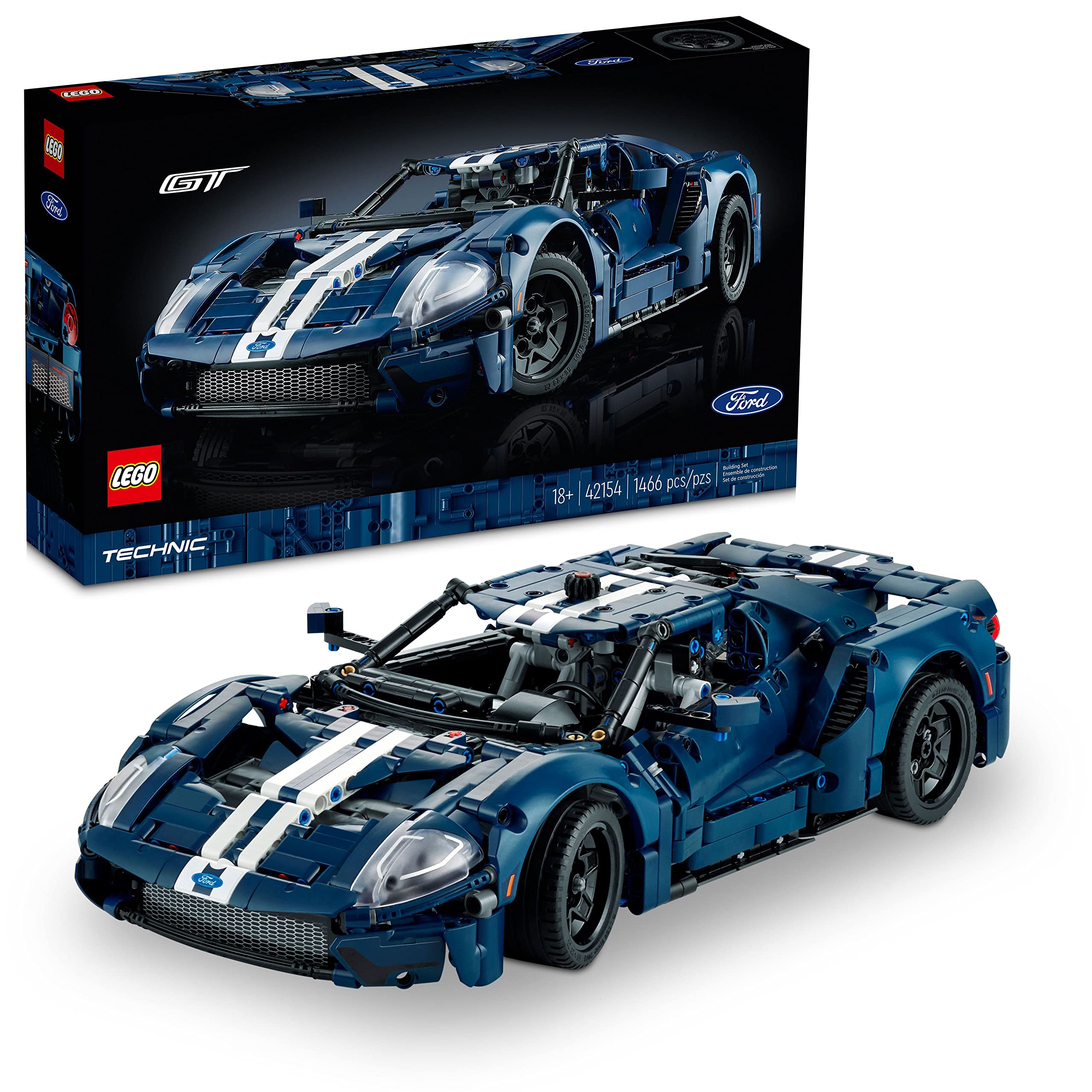 LEGO Technic 2022 Ford GT Car Model Kit 42154