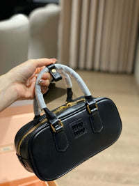 MIU M Leather Bag