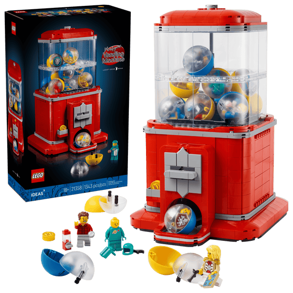LEGO Icons Minifigure Vending Machine Building Set 21358