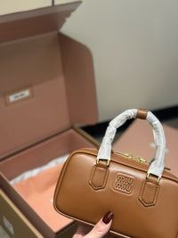 MIU M Leather Bag