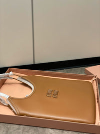 MIU M Ivy Leather Bag