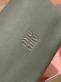MIU M Gabardine Pouch