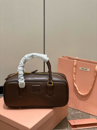 MIU M Leather Bag