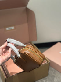 MIU M Leather Bag