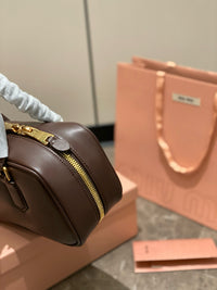 MIU M Leather Bag