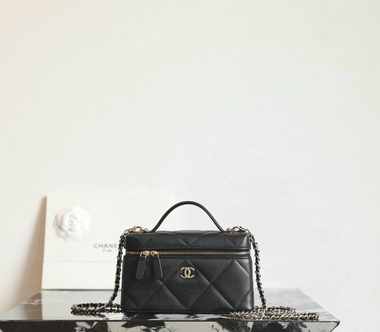 CC Top Handle Vanity Bag