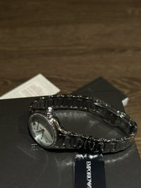 Mother of Pearl Crystal Bezel Watch