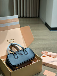 MIU M Leather Bag