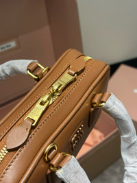 MIU M Leather Bag