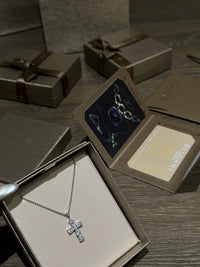 BVLG Serpenti Cross Necklace