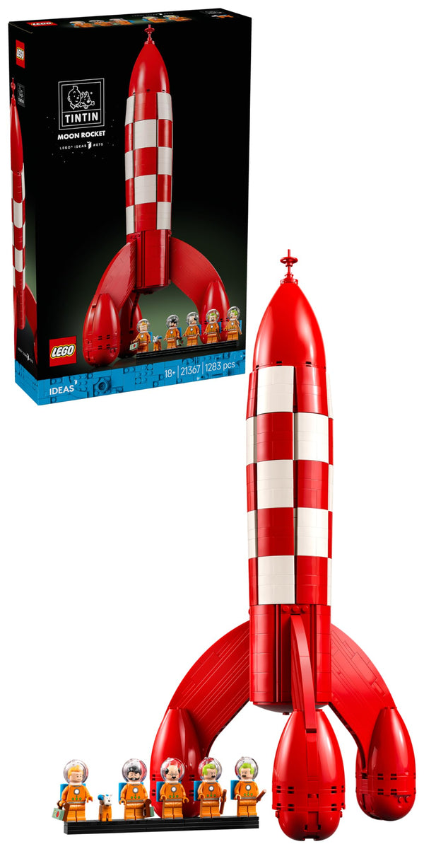 LEGO Ideas Tintin Moon Rocket Spaceship Model Kit 21367
