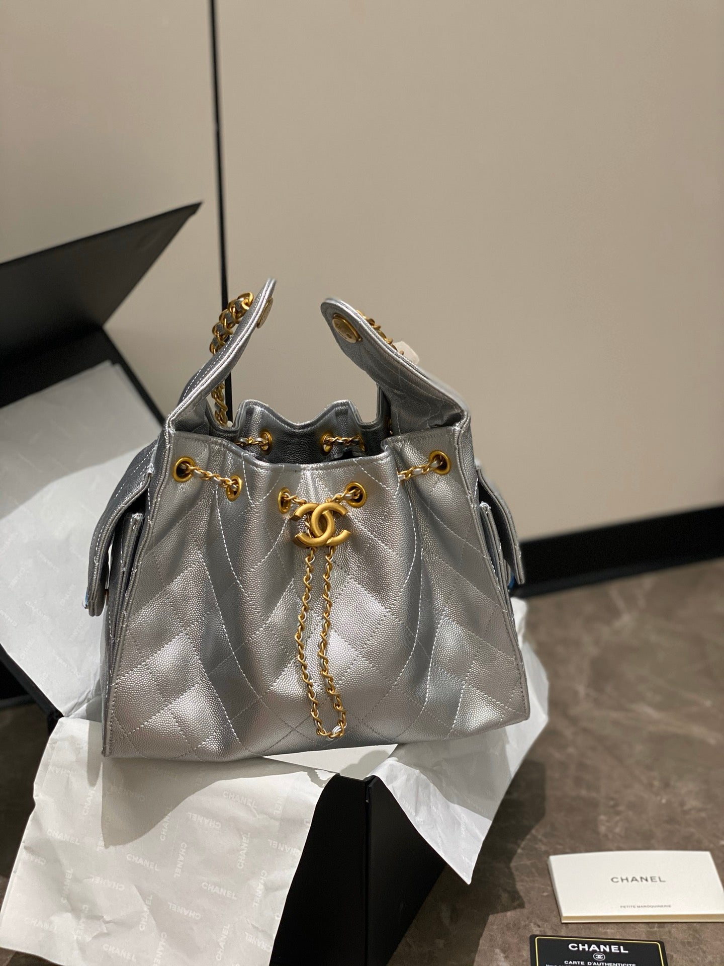 CC 25 Hobo Bag Silver