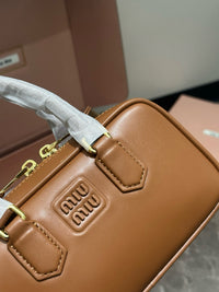MIU M Leather Bag