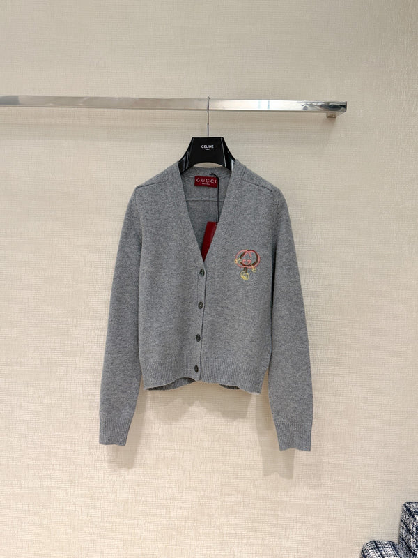 GG Wool Cashmere Cardigan