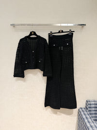 CC Crochet Knit Cardigan