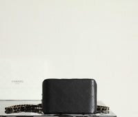 CC Caviar Mini Bucket Bag