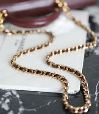 CC Calfskin Lizard Embossed Clutch