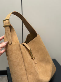 SL Large Suede Hobo Bag
