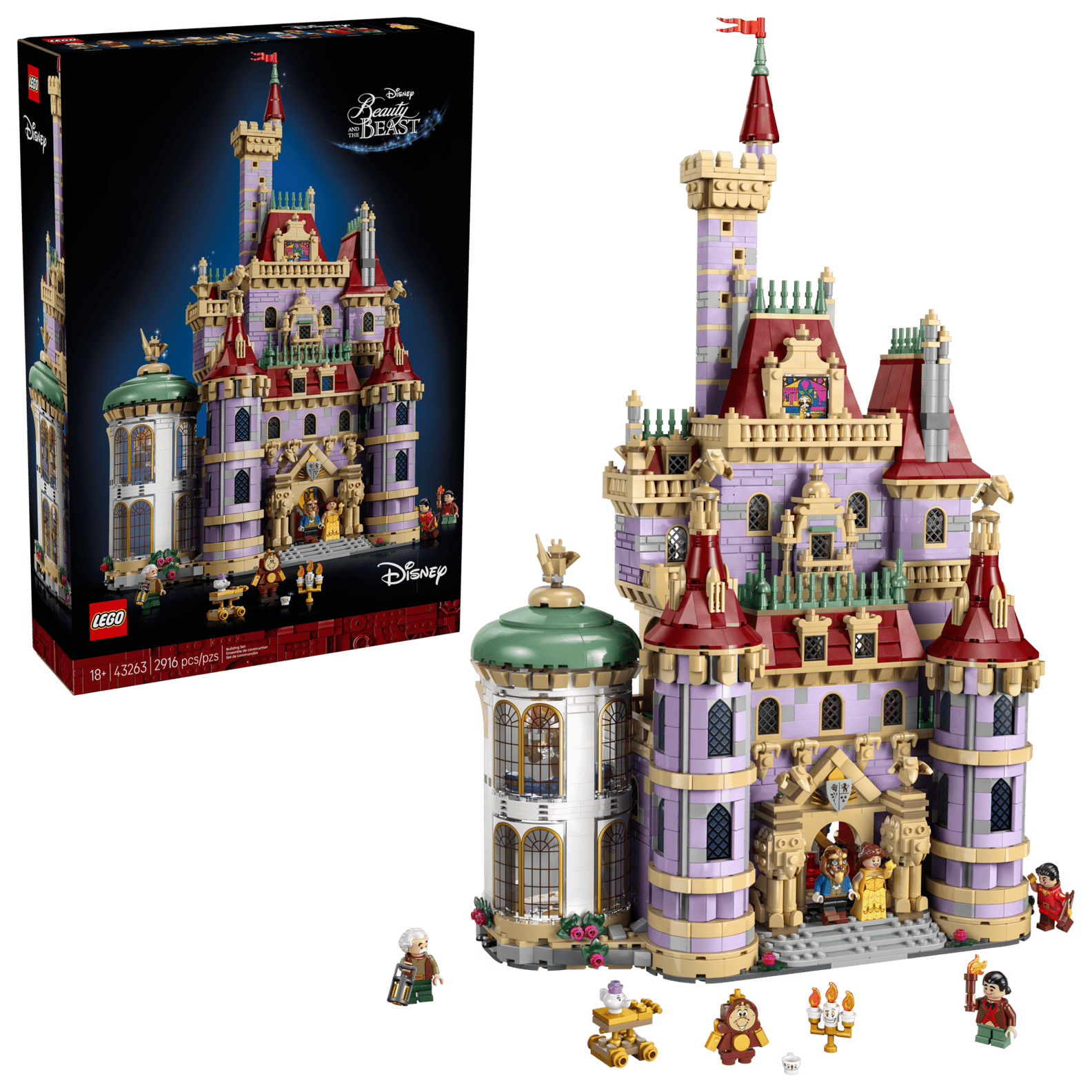 LEGO Disney Beauty and the Beast Castle 43263