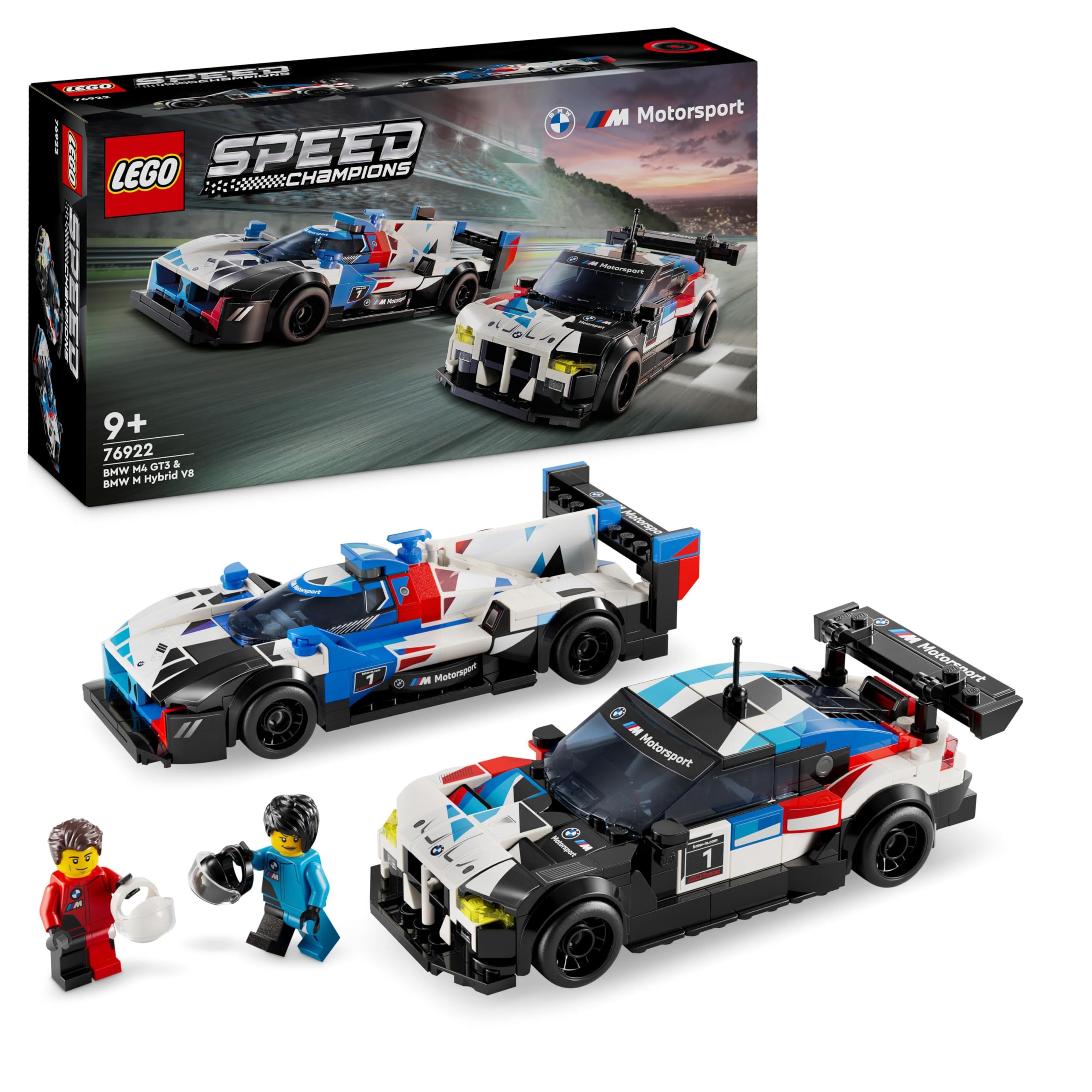 LEGO Speed Champions BMW M4 GT3 & BMW M Hybrid V8 Race Car 76922