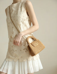 CC Kelly Raffia Bag