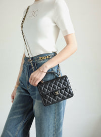 CC Flap Bag with Top Handle