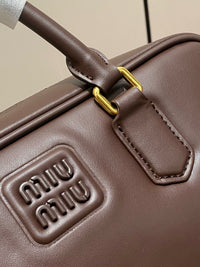 MIU M Leather Bag