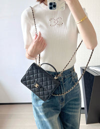 CC Flap Bag with Top Handle