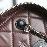 CC Caviar Quilted Large Vanity Pouch