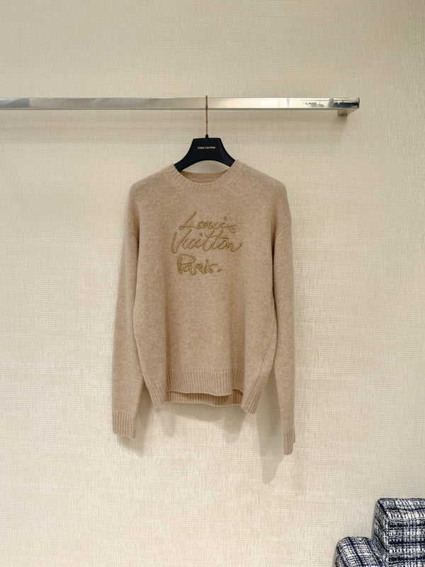 LOU Cursive Jumper
