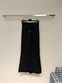 CC Crochet Knit Trousers
