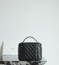 CC Caviar Quilted Large Vanity Pouch