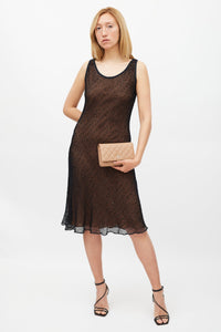 CC Beige Caviar Wallet On Chain GHW