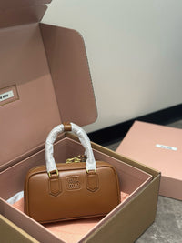 MIU M Leather Bag