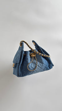 CC Mini 25 Hobo Washed Denim