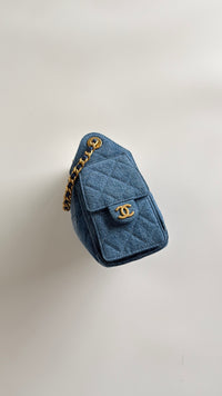 CC Mini 25 Hobo Washed Denim