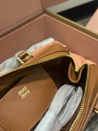 MIU M Leather Bag