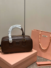 MIU M Leather Bag