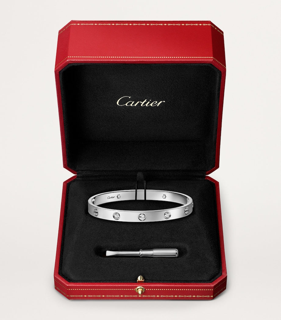 LOVE Classic White Gold Bracelet