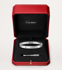LOVE Classic White Gold Bracelet