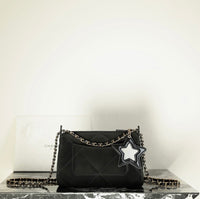 CC Velvet Clutch Bag